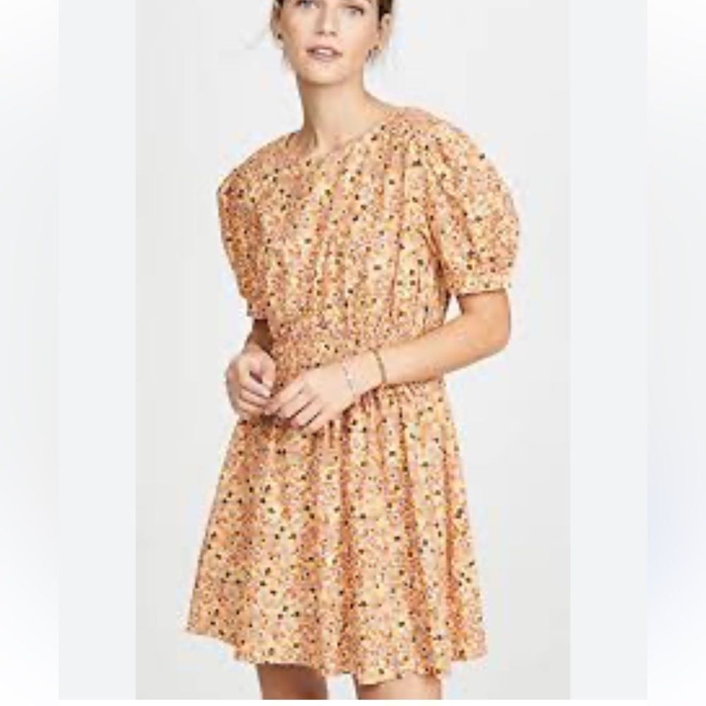 Free people, Pennie Mini Dress In Honey Combo adorable, yellow/orange mini  XS